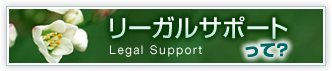 リーガルサポートって？ Legal Support